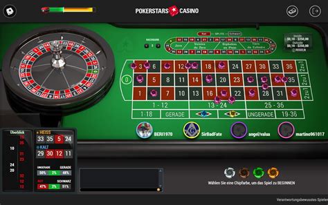 pokerstars casino live roulette deutschen Casino Test 2023